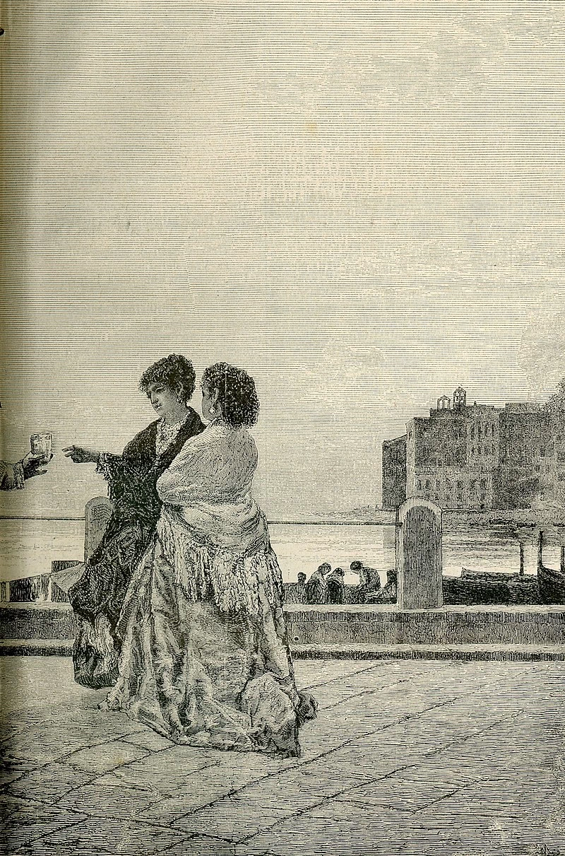L’acquaiola napoletana - xilografia